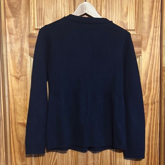 J. Crew Dark Blue Button Down Cardigan - Picture 6 of 13